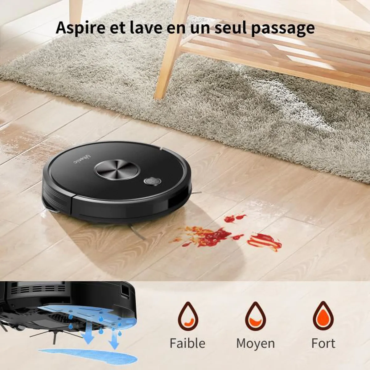 robot aspirateur laveur ultenic d5s pro plus